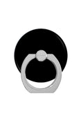 Black Patent Adhesive Phone Ring Stand