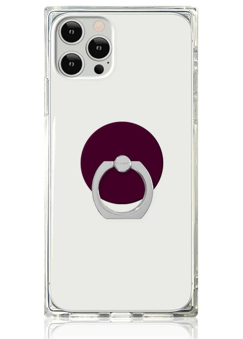 Burgundy Adhesive Phone Ring Stand