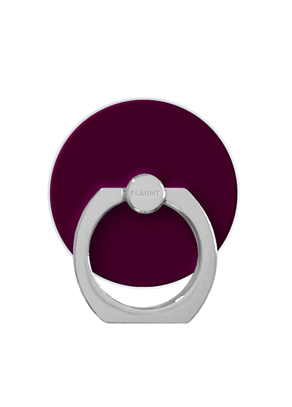 Burgundy Adhesive Phone Ring Stand