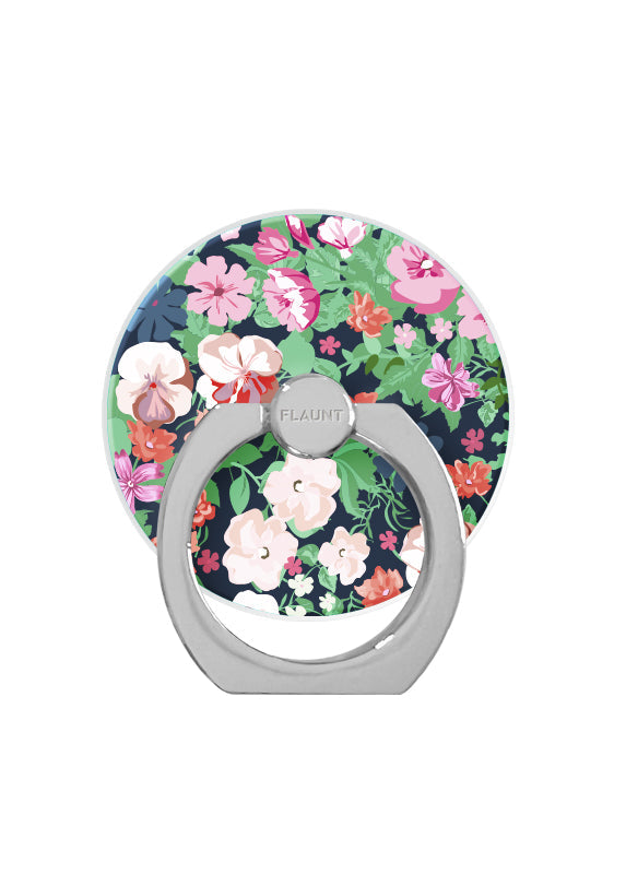 Floral Adhesive Phone Ring Stand
