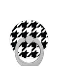 Houndstooth Adhesive Phone Ring Stand