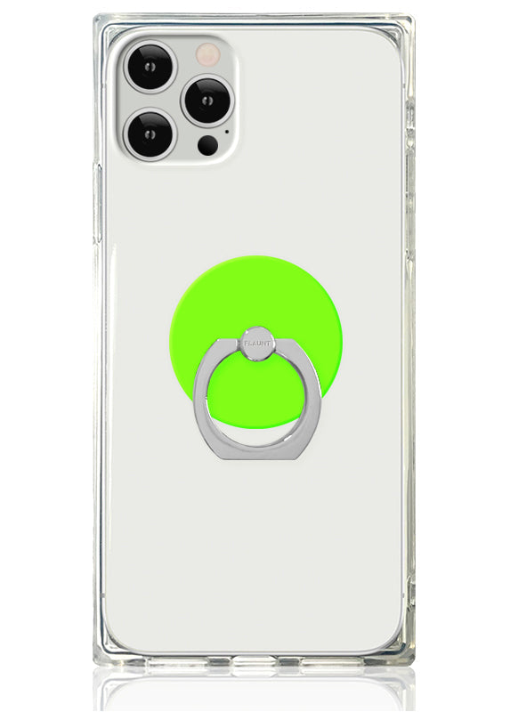 Neon Green Adhesive Phone Ring Stand