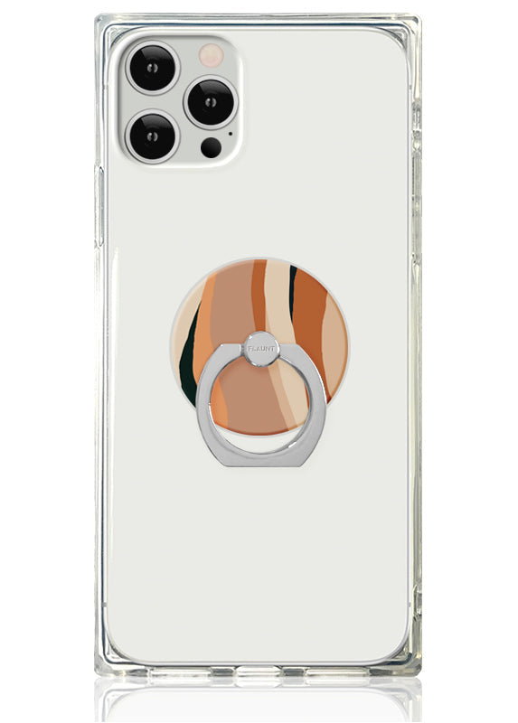Neutral Print Adhesive Phone Ring Stand