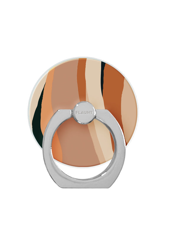 Neutral Print Adhesive Phone Ring Stand