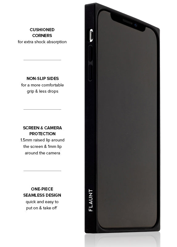 SQUARE® Black Marble iPhone Case