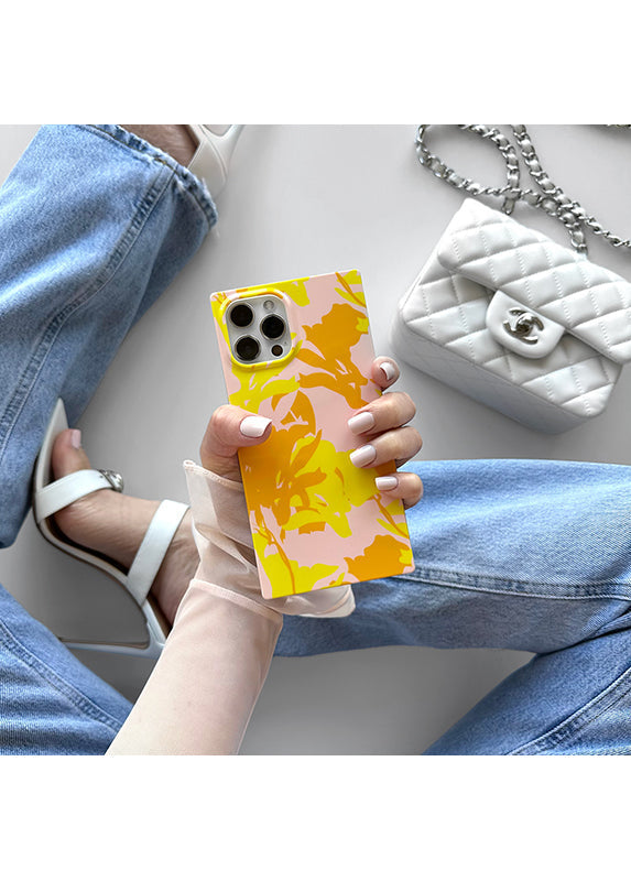 SQUARE® Blush Blossom iPhone Case