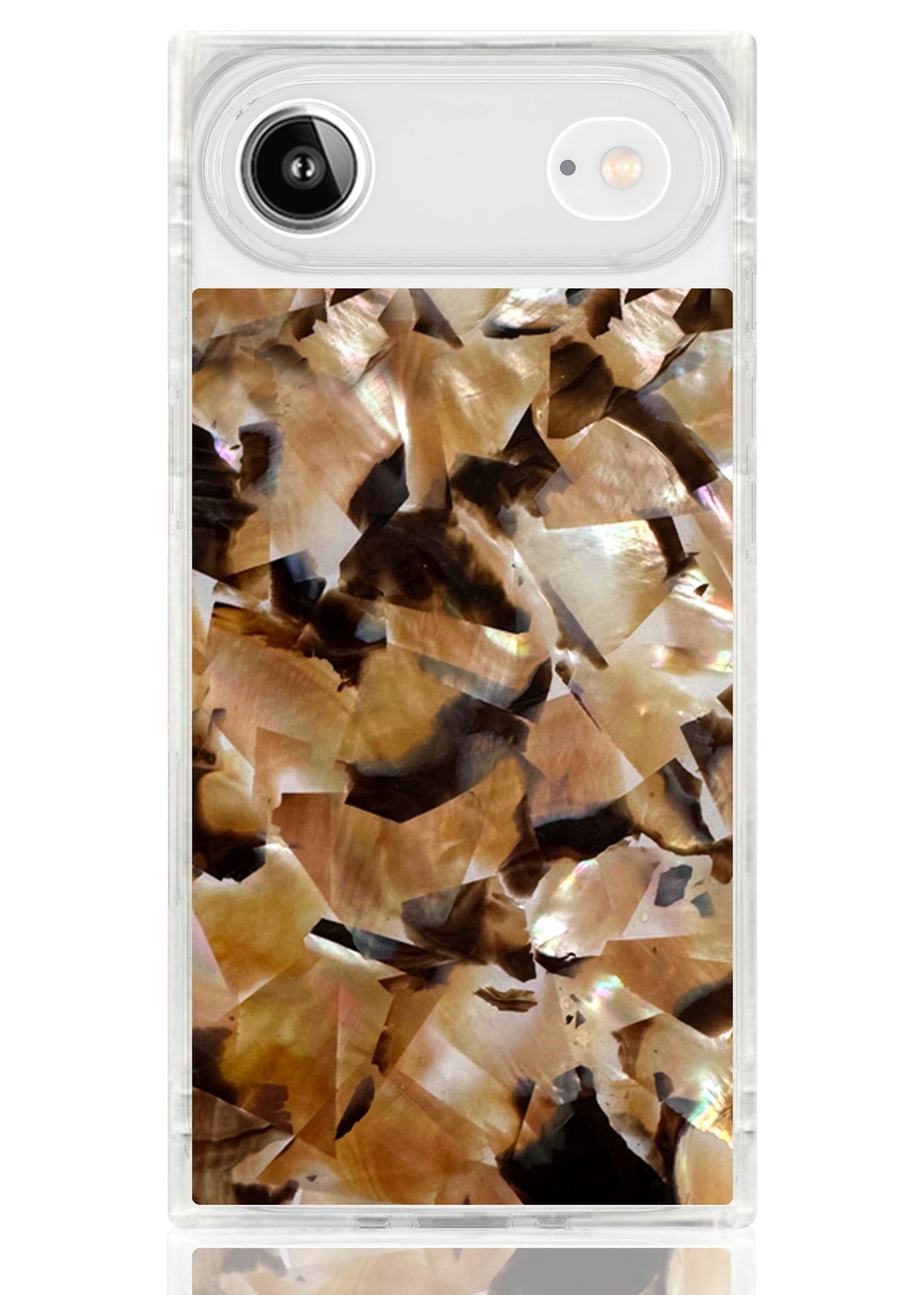 SQUARE® Brown Abalone Shell iPhone Case