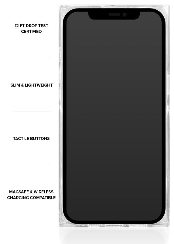 SQUARE® Tan Ostrich Faux Leather iPhone Case