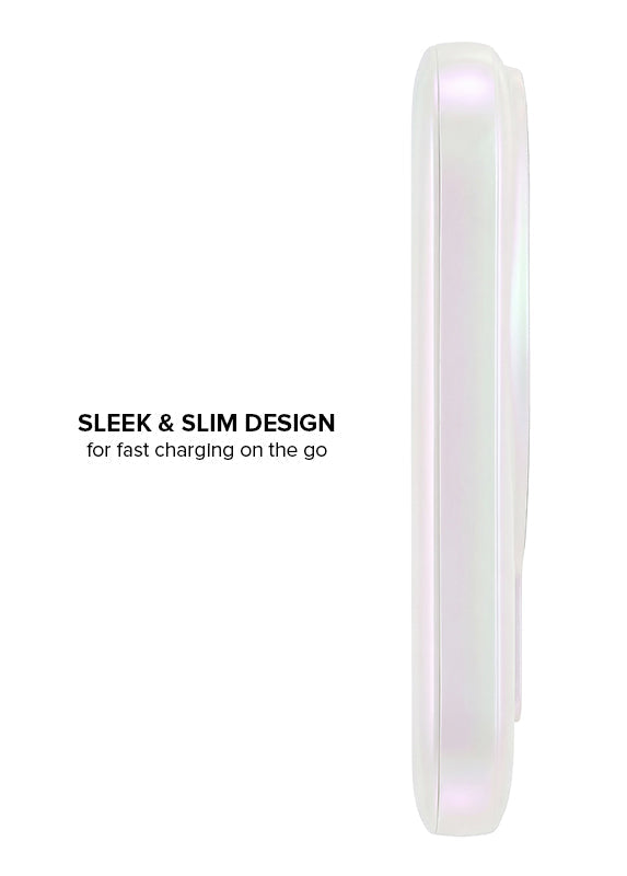 Faux Iridescent Pearl MagSafe Battery Pack (Works with MagSafe Cases Only)