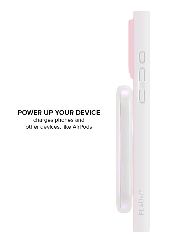 Faux Iridescent Pearl MagSafe Battery Pack (Works with MagSafe Cases Only)