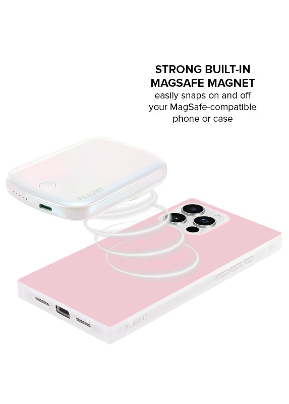 Faux Iridescent Pearl MagSafe Battery Pack (Works with MagSafe Cases Only)