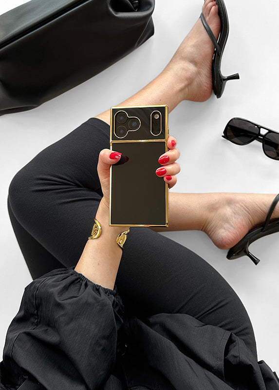 Elite Collection - SQUARE® Gilded Onyx iPhone Case