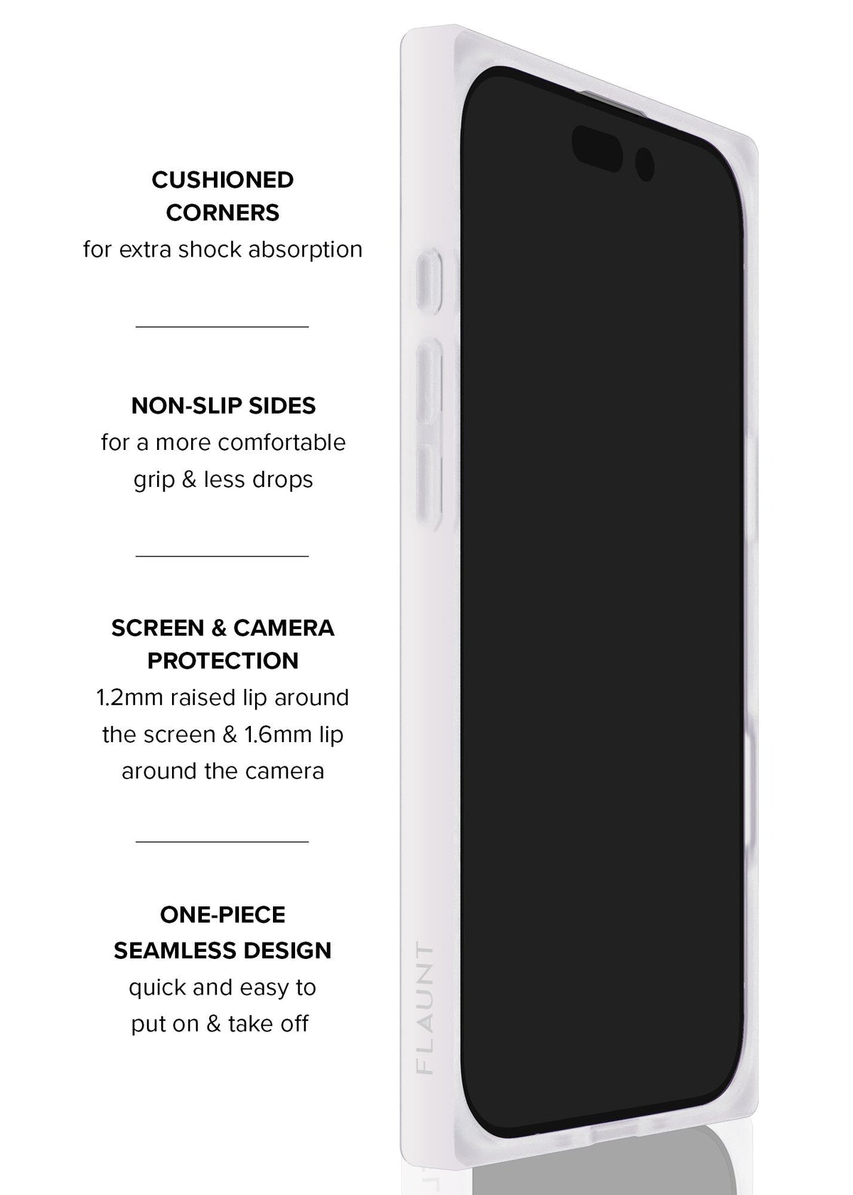 SQUARE® Icy Blue Pearl iPhone Case