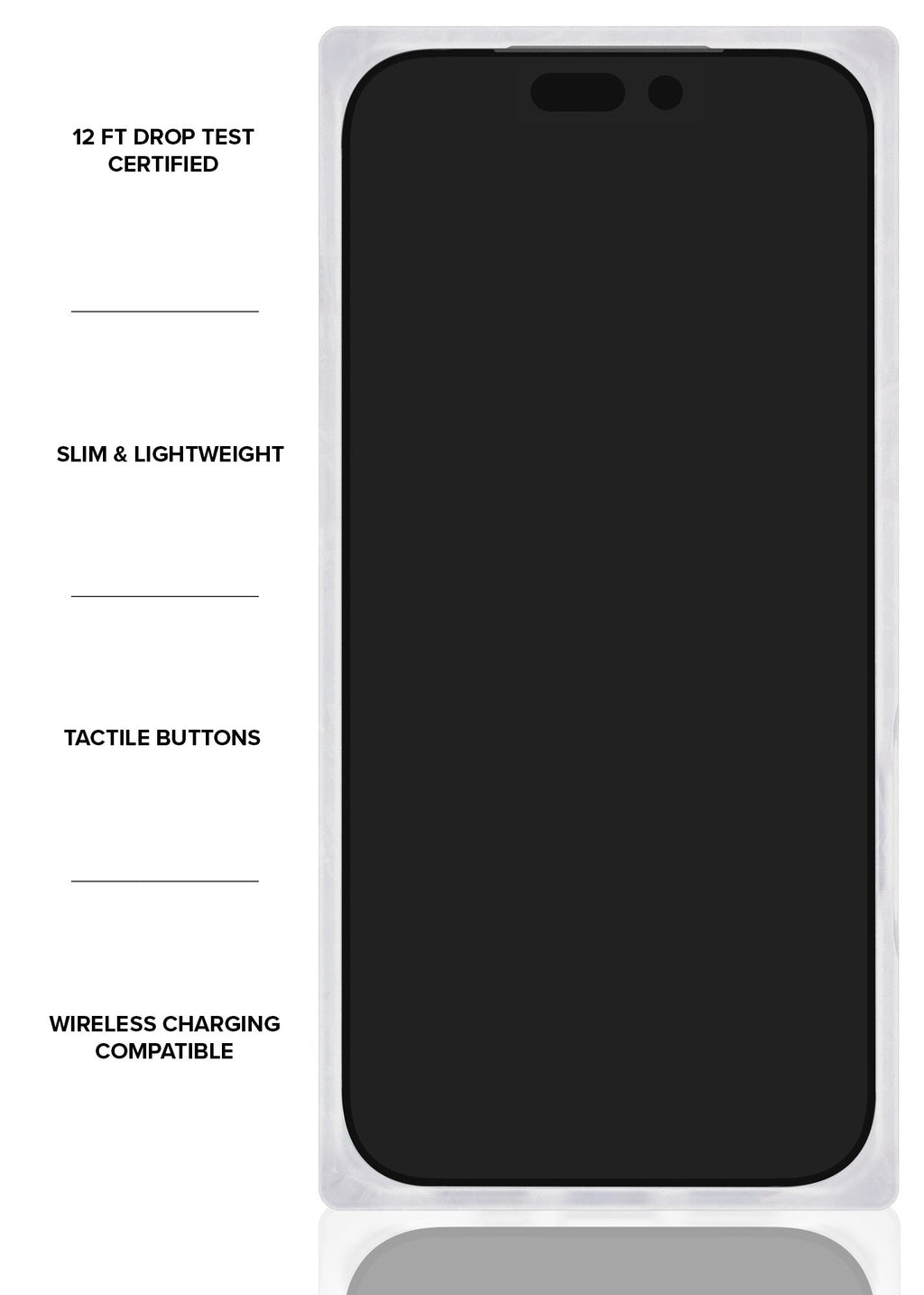 SQUARE® Iridescent Satin iPhone Case