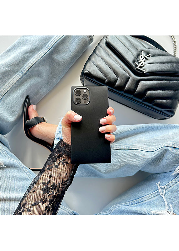 SQUARE® Matte Black Galaxy Case