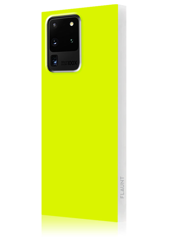 SQUARE® Neon Yellow Galaxy Case