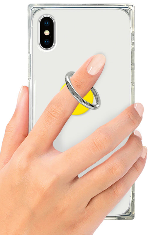 Yellow Adhesive Phone Ring Stand