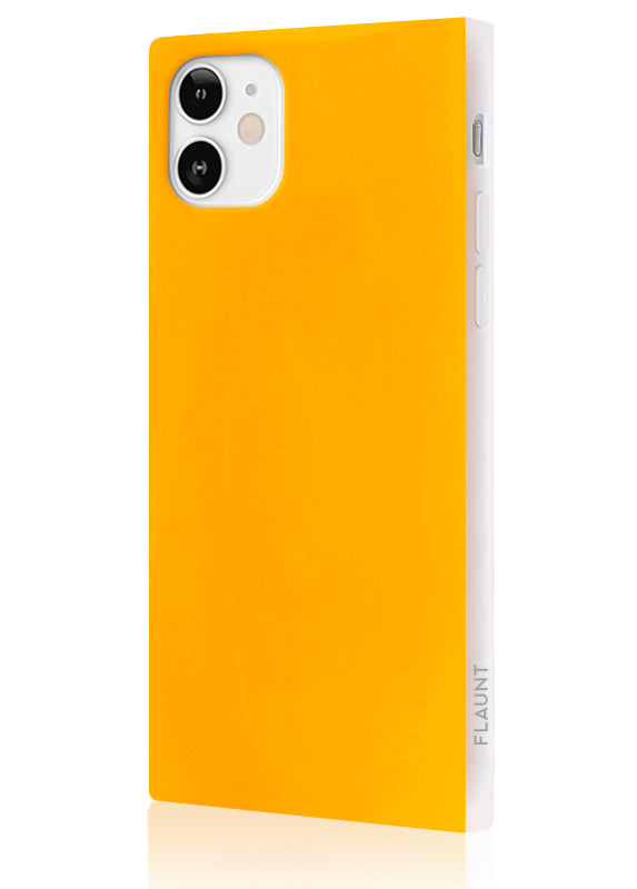 SQUARE® Neon Orange iPhone Case