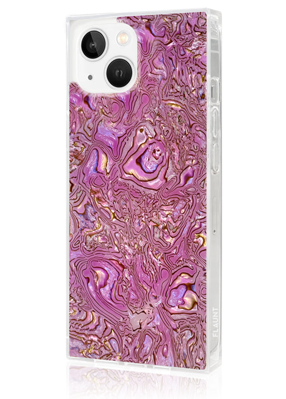 SQUARE® Pink Abalone Shell iPhone Case