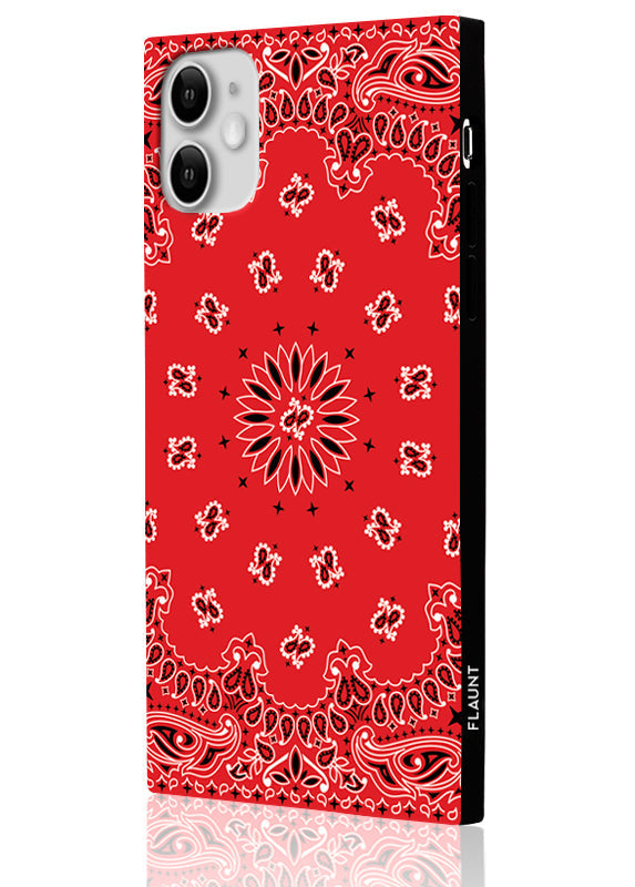 SQUARE® Red Bandana iPhone Case
