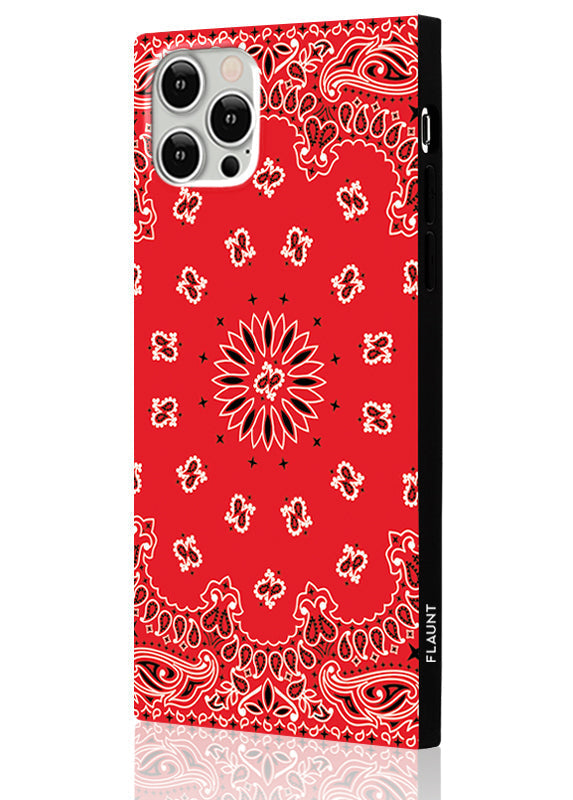 SQUARE® Red Bandana iPhone Case