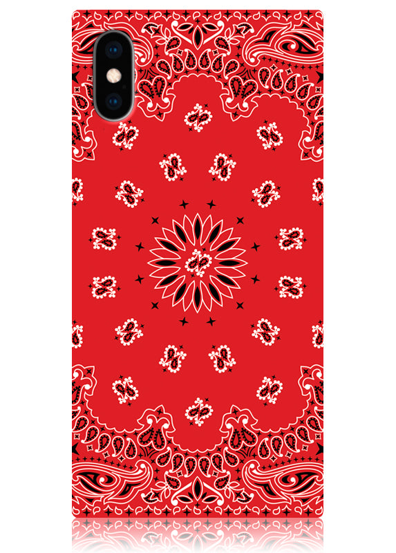 SQUARE® Red Bandana iPhone Case