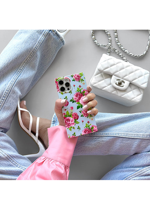 SQUARE® Pink Rose Bouquet iPhone Case