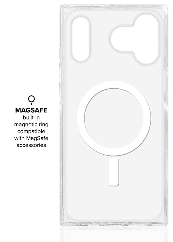 SQUARE® White Crocodile Faux Leather iPhone Case