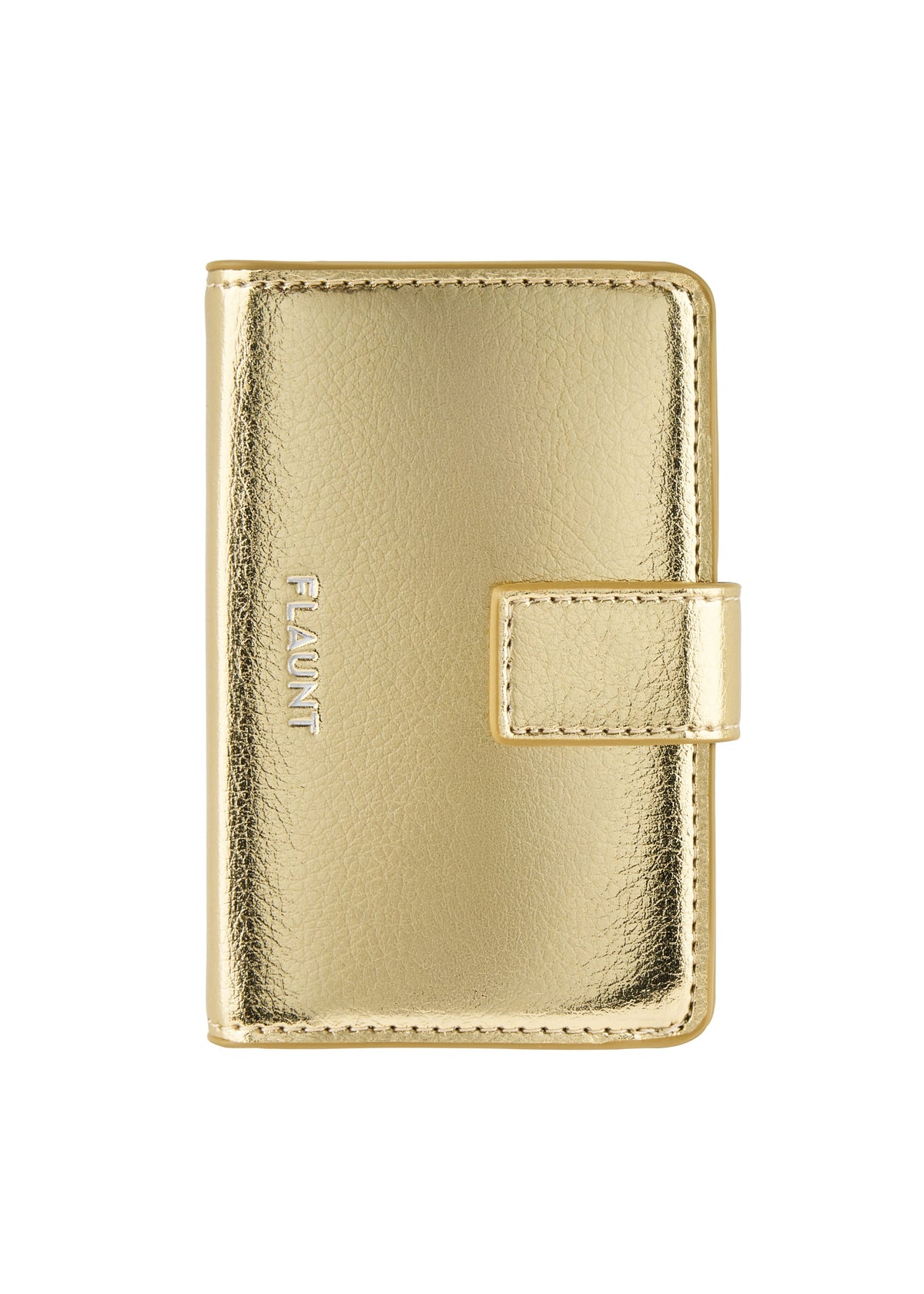 Gold Faux Leather MagSafe Wallet (Works with MagSafe Cases Only)