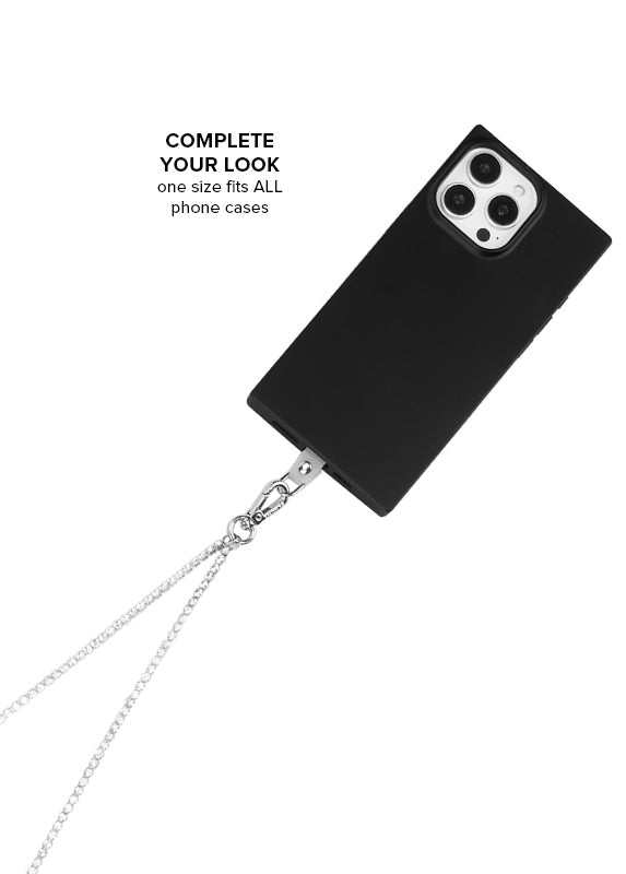 Faux Diamond Tennis Phone Crossbody