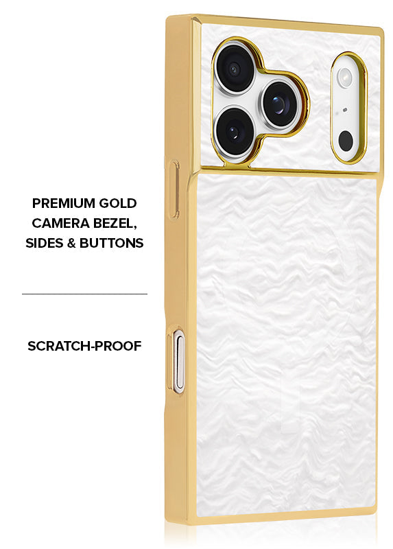 Elite Collection - SQUARE® Gilded Pearl iPhone Case