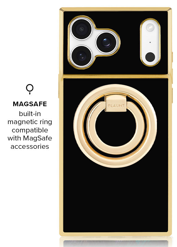 Elite Collection - SQUARE® Gilded Onyx iPhone Case