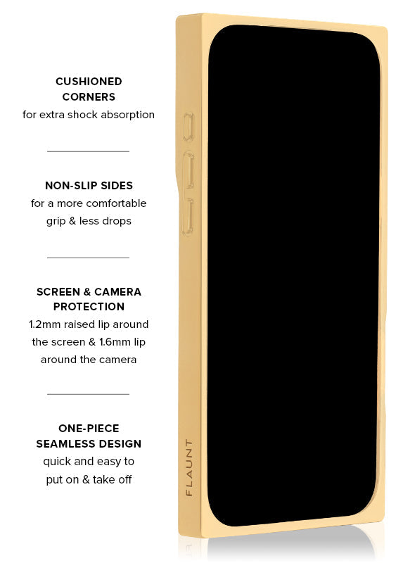 Elite Collection - SQUARE® Gilded Onyx iPhone Case