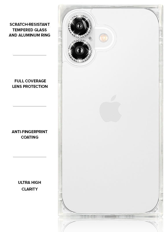 Silver Crystal Camera Lens Protectors